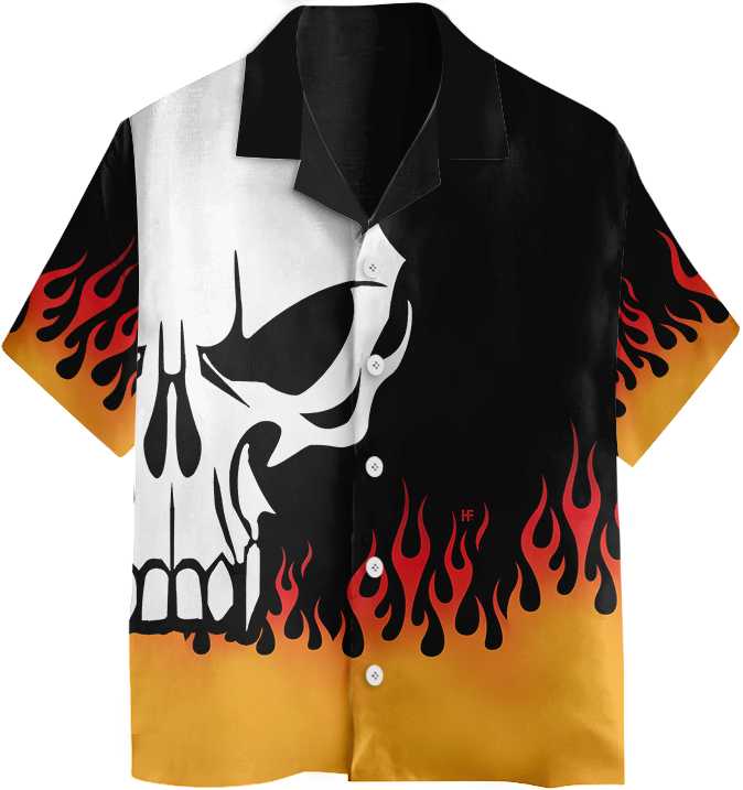 I Live To Ride Hawaiian Shirt, Unique Skull Motocycle Shirt, Best Gift For Bikers - Hyperfavor