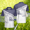 I Put The Bad In Badminton Skull EZ16 0304 Polo Shirt - Hyperfavor