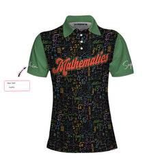 I'm A Math Teacher I'm Always Right Custom Short Sleeve Women Polo Shirt - Hyperfavor