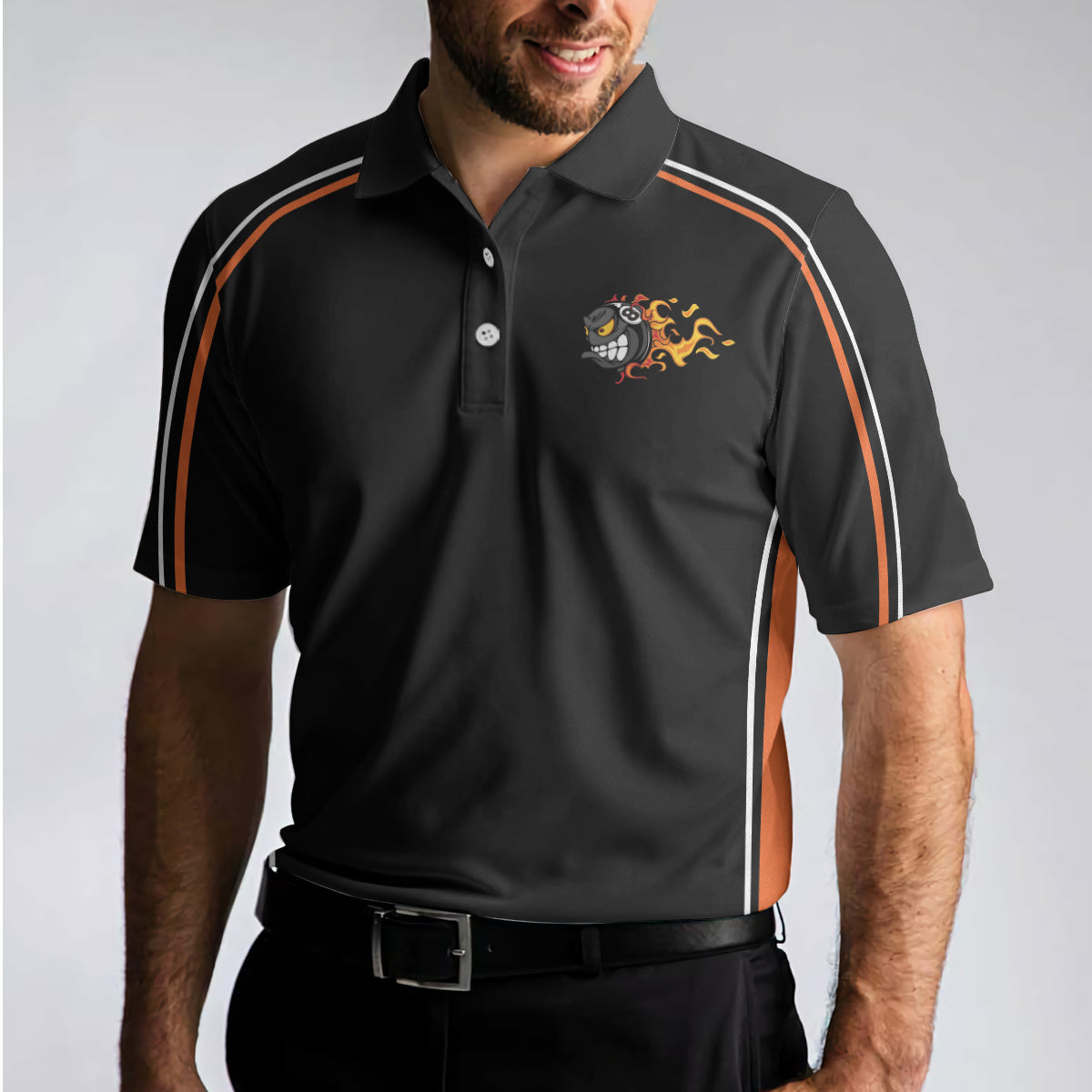 I'm Here To Break Your Balls Billiards Custom Polo Shirt, Best Personalized Billiards Shirt For Men And Women - Hyperfavor