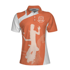 I'm not Swearing I'm Using My Tennis Words Custom Short Sleeve Women Polo Shirt, Personalized Tennis Gift For Ladies - Hyperfavor