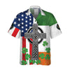 Irish American Hawaiian Shirt, St. Patricks Day Shirt, Cool St Patrick's Day Gift - Hyperfavor