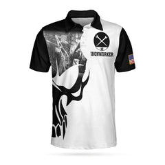Ironworker Proud Skull Polo Shirt - Hyperfavor