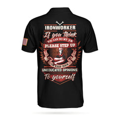 Ironworker Proud Skull Polo Shirt - Hyperfavor