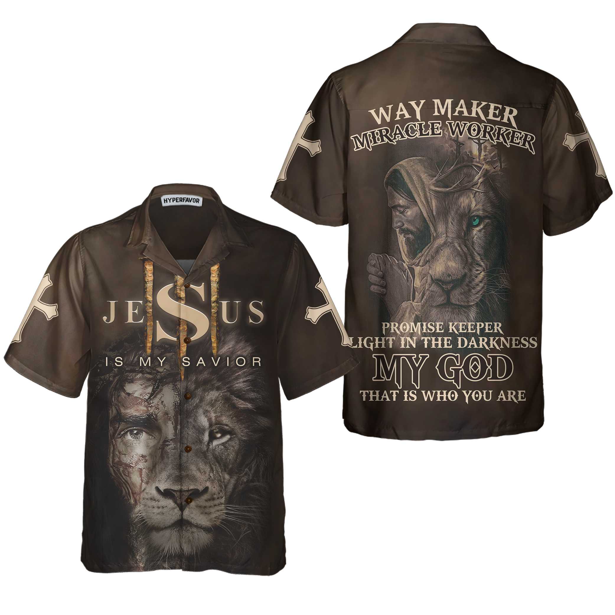 Jesus Is My Savior Hawaiian Shirt, Best Gift For Christains - Hyperfavor