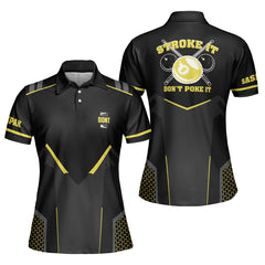 Just Dont Miss Custom Short Sleeve Women Polo Shirt - Hyperfavor
