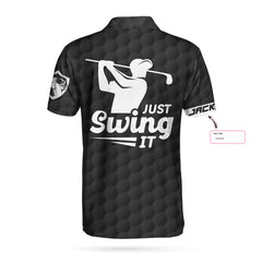 Just Swing It golf Custom Polo Shirt - Hyperfavor