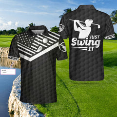 Just Swing It golf Custom Polo Shirt - Hyperfavor