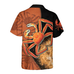 King Crab Hawaiian Shirt, Cool Crab Shirt For Men, King Crab Gift - Hyperfavor
