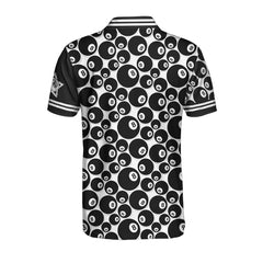 Kiss My Balls For Good Luck Polo Shirt, Best Polo Style Billiard Shirt, Gift Idea For Billirad Players - Hyperfavor