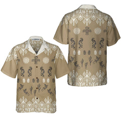 Kokopelli Native American Hawaiian Shirt, Unique Native American Gift - Hyperfavor