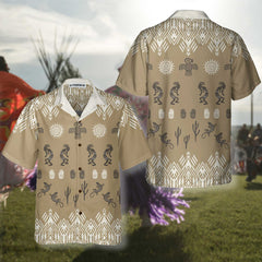 Kokopelli Native American Hawaiian Shirt, Unique Native American Gift - Hyperfavor
