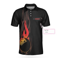 Keep Your Eyes On The Balls Bowling Custom Polo Shirt, Personalized Bowling Shirt For Men - Hyperfavor