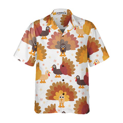 Lots Of Turkeys Thanksgiving Hawaiian Shirt, Thanksgiving Gobble Shirt, Gift For Thanksgiving Day - Hyperfavor