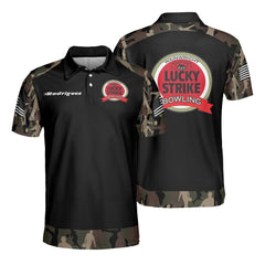 LuckyStrike Logo Custom Polo Shirt - Hyperfavor