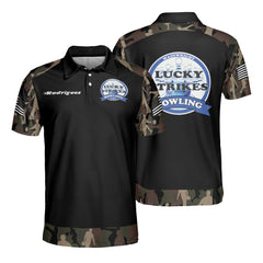 Luckystrike Logo V2 Custom Polo Shirt - Hyperfavor