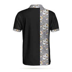 Luxury Golden Skull Golf EZ20 2503 Polo Shirt - Hyperfavor