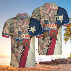 Made In Texas A Long Long Time Ago EZ24 2503 Custom Polo Shirt - Hyperfavor