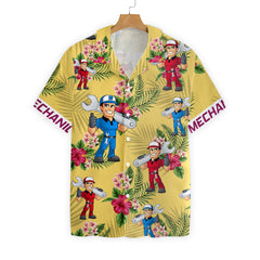 Mechanic EZ15 1708 Hawaiian Shirt - Hyperfavor