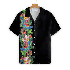 Men's Aloha Shirt Bird of Paradise Hibiscus Hawaiian Shirt - Hyperfavor