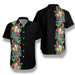 Men's Aloha Shirt Bird of Paradise Hibiscus Hawaiian Shirt - Hyperfavor