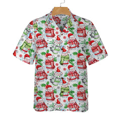 Merry Christmas Cute Pigs Hawaiian Shirt, Funny Christmas Shirt, Unique Gift For Christmas - Hyperfavor