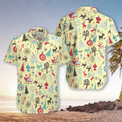 Merry Christmas Pattern 8 EZ12 2610 Hawaiian Shirt - Hyperfavor