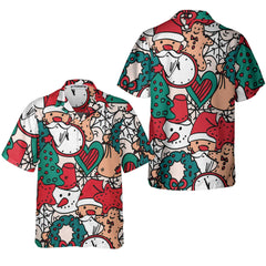 Merry Christmas Y'all Shirt For Men Christmas Hawaiian Shirt, Best Christmas Gift For Men - Hyperfavor