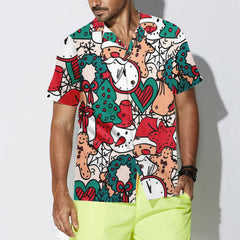 Merry Christmas Y'all Shirt For Men Christmas Hawaiian Shirt, Best Christmas Gift For Men - Hyperfavor