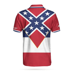 Mississippi And Southern Flag Polo Shirt - Hyperfavor