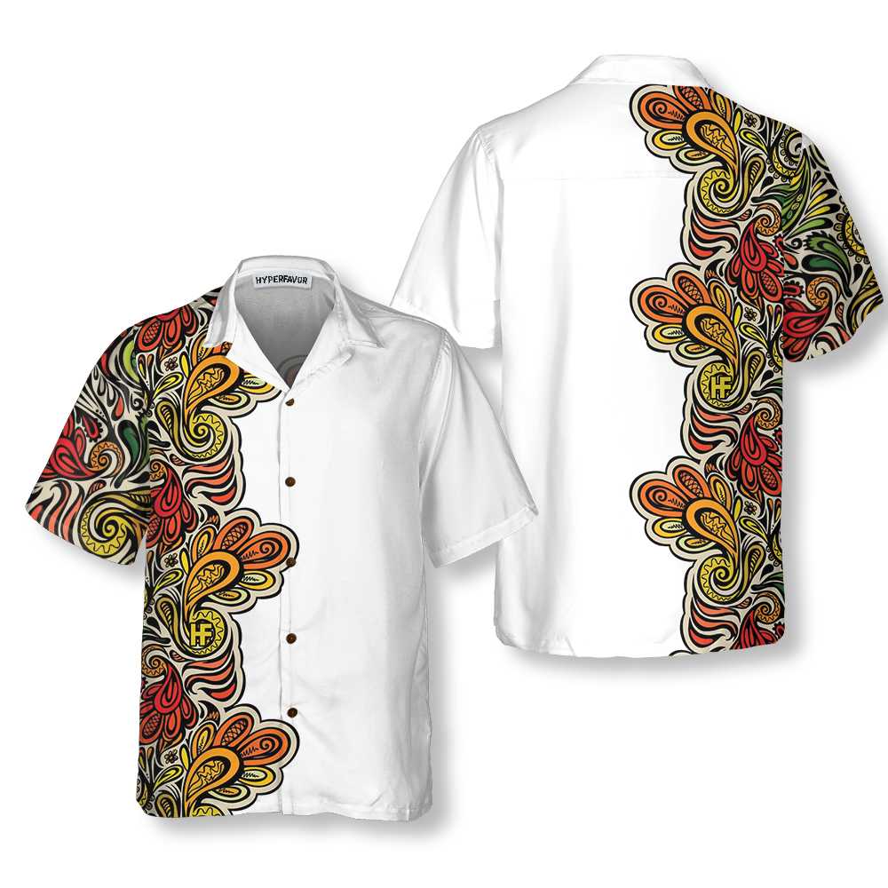 Modern Paisley Seamless Pattern Hawaiian Shirt, Paisley Shirt For Men And Women, Paisley Print Shirt - Hyperfavor