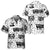 Monochrome Black Angus And Wheat Pattern Cow Hawaiian Shirt, Funny Hawaiian Shirt With Cows - Hyperfavor