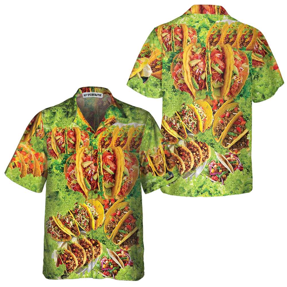 More Tacos Please Hawaiian Shirt, Funny Taco Shirt For Men & Women - Hyperfavor