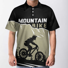 Mountain Bike Over 70 Still On 2 Wheels Polo Shirt - Hyperfavor