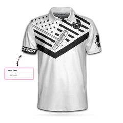 My Heart Beats As Much As I can Breathe Polo Shirt, Black And White Golf Shirt For Men, Funny Golf Shirt With Sayings - Hyperfavor
