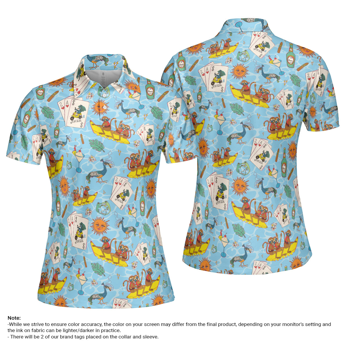 Nan McCartney Short Sleeve Women Polo Shirt - Hyperfavor