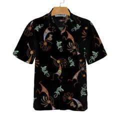 Native American Kokopelli Lizard Tribal Hawaiian Shirt, Funny Native American Indian Shirt - Hyperfavor