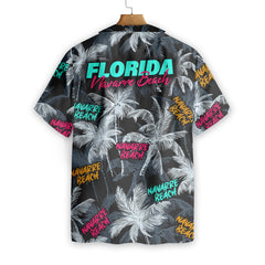 Navarre Beach Coconut Tree Seamless EZ02 0307 Hawaiian Shirt - Hyperfavor