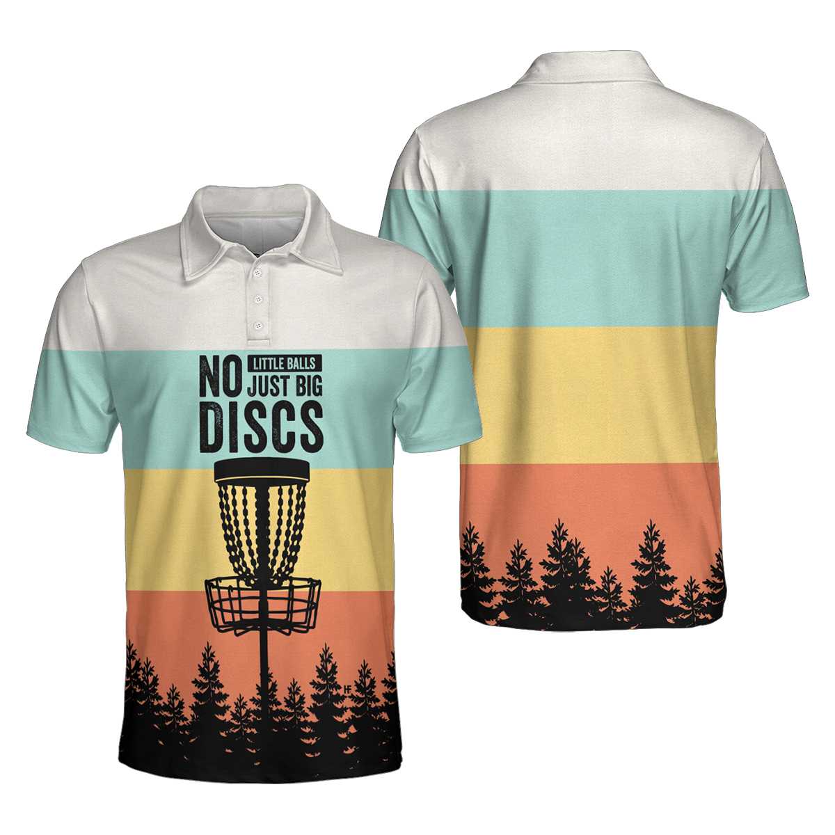 No Little Balls Just Big Discs Polo Shirt - Hyperfavor