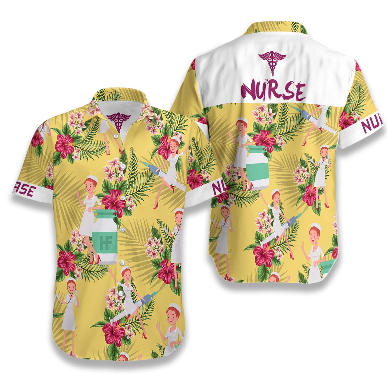 Nurse EZ15 1708 Hawaiian Shirt - Hyperfavor