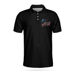 Offshore Fishing Salt Life My Reel Life Not Just A Fanta-Sea American Flag Polo Shirt - Hyperfavor