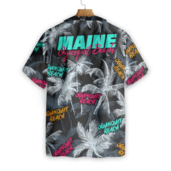 Ogunquit Beach Coconut Tree Seamless EZ02 0307 Hawaiian Shirt - Hyperfavor