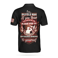 Oilfield Man Proud Skull Polo Shirt - Hyperfavor