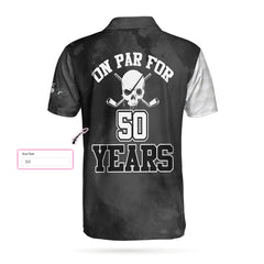 On Par For Years Golf Custom Polo Shirt - Hyperfavor