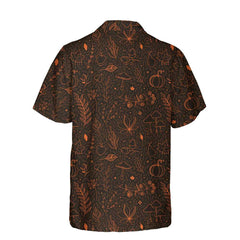 Orange Autumn Harvest Thanksgiving Hawaiian Shirt, Unique Thanksgiving Gift For Men And Women - Hyperfavor
