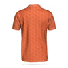 Orange Golf Ball Pattern Polo Shirt - Hyperfavor