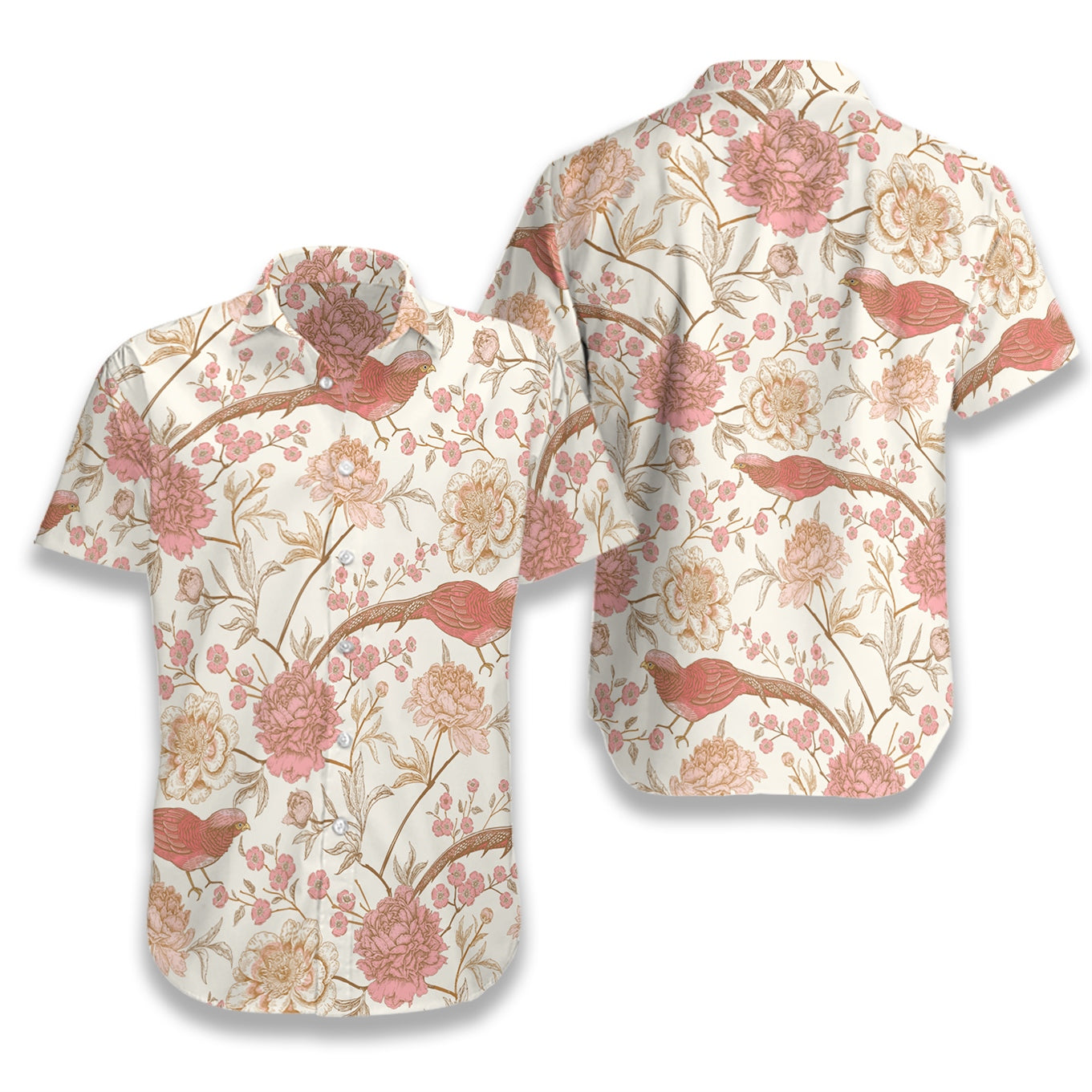 Oriental Pheasant EZ14 0708 Hawaiian Shirt - Hyperfavor