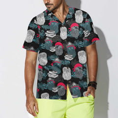 Owl Pirates Hawaiian Shirt, Cool Pirate Shirt For Adults, Pirate Pattern Shirt For Men - Hyperfavor
