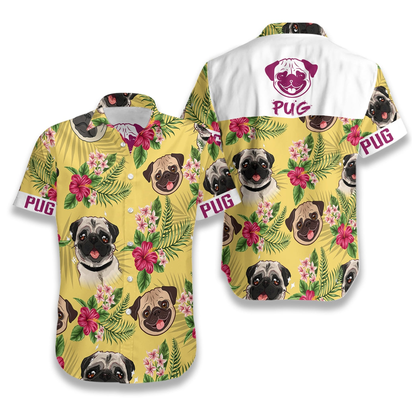 PUG EZ15 1808 Hawaiian Shirt - Hyperfavor
