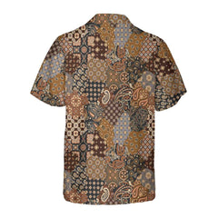 Paisley Geometric Pattern Hawaiian Shirt, Paisley Shirt For Men And Women, Paisley Print Shirt - Hyperfavor